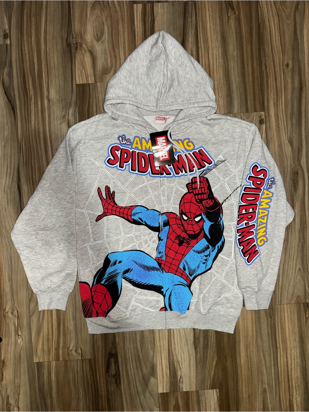 BRAND NEW WITH TAGS WOMEN’S HOODIE THE AMAZING SPIDERMAN XL